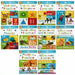 New Ready Set Learn 10 Early Learning Wipe Clean Books Colours Shapes Numbers Phonics Handwriting Counting Ages 3+ - The Book Bundle