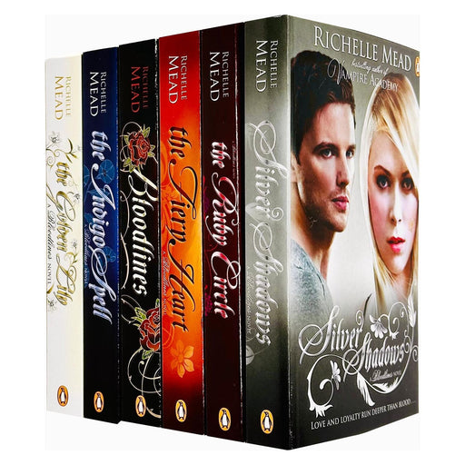 Bloodlines series fiery heart, silver shadows, ruby circle, indigo spell, golden lily 6 books collection set - The Book Bundle
