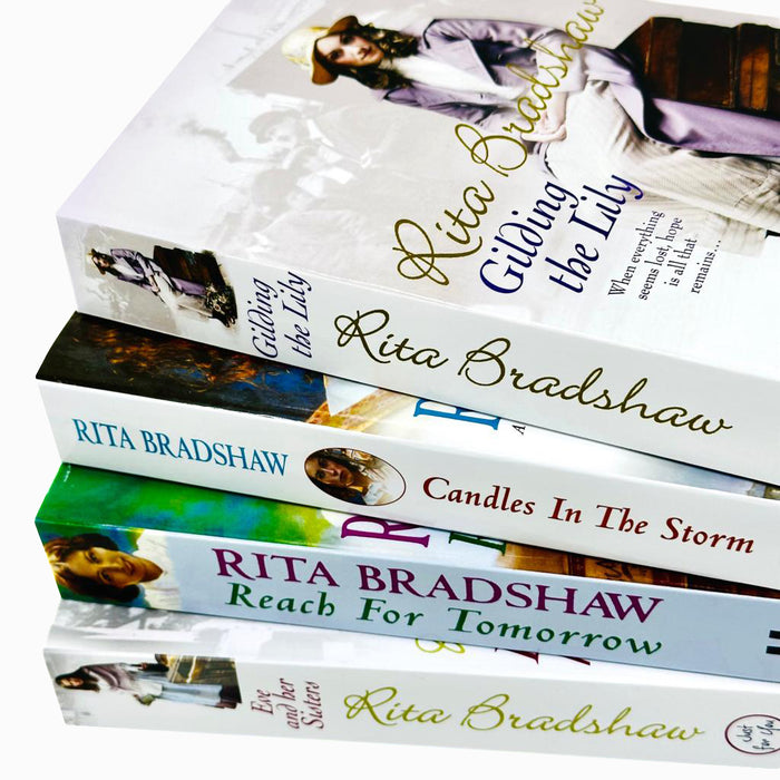 Rita Bradshaw Collection 4 Books Set (Candles in the Storm, Reach for Tomorrow) - The Book Bundle