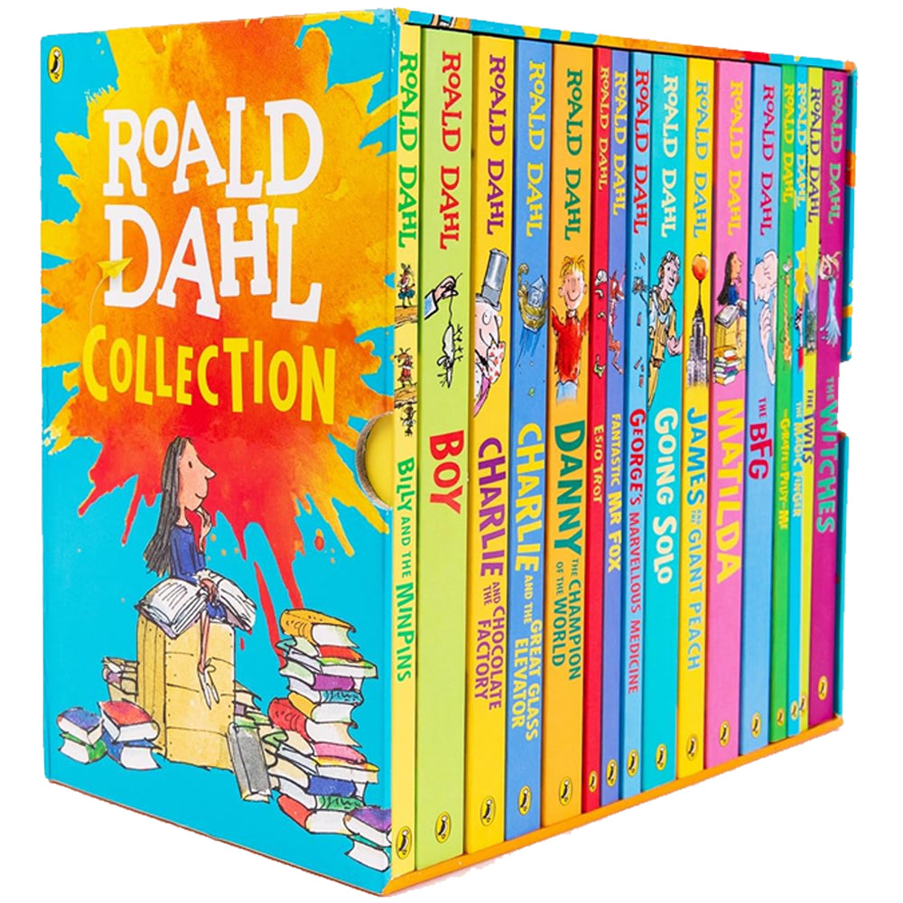 Matilda Charlie And The Chocolate Factory 16 Book Set Roald Dahl
