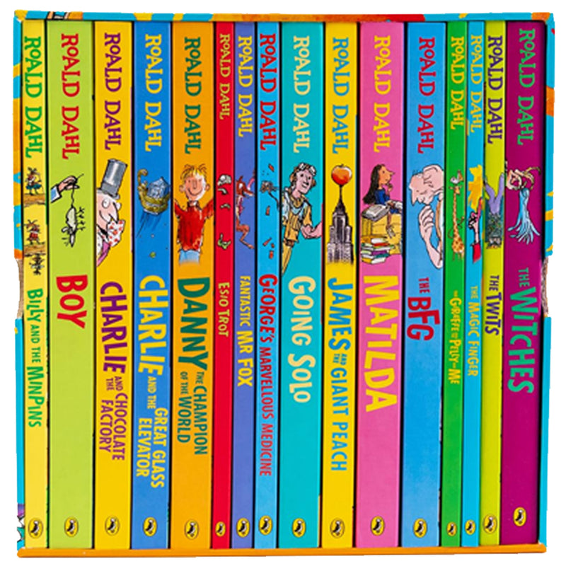 Roald Dahl Collection 16 Books Box Set (Matilda, The Magic Finger, George's Marvellous Medicine & More)