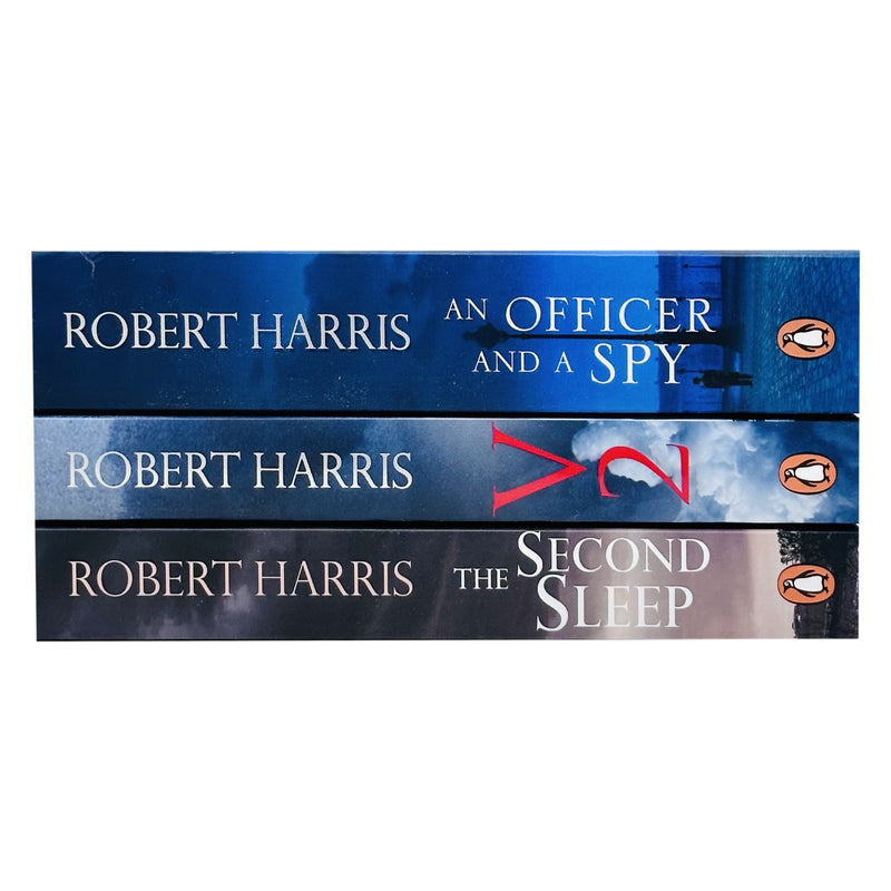 Robert Harris Collection 3 Books Set (V2, The Second Sleep, An Officer and a Spy) - The Book Bundle