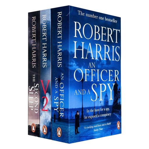 Robert Harris Collection 3 Books Set (V2, The Second Sleep, An Officer and a Spy) - The Book Bundle