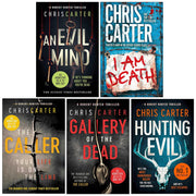 Five-book collection of Robert Hunter series by Chris Carter, published by Simon & Schuster Ltd, featuring book covers in the image.