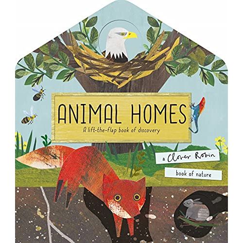 A Clover Robin Book of Nature Series 3 Books lift-the-flap Collection Set (Animal Homes, Bird House & Big Hotel) - The Book Bundle