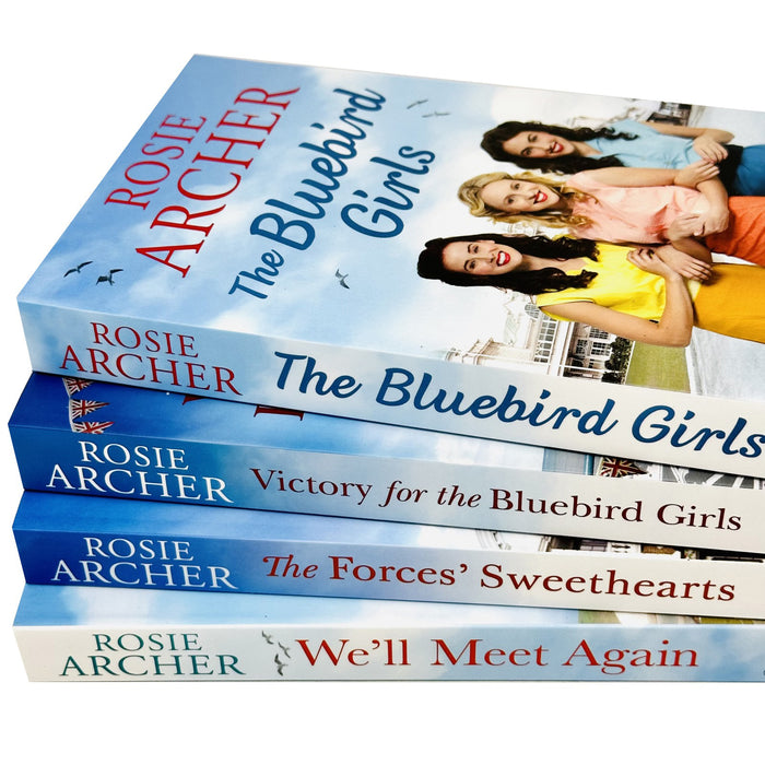 Rosie Archer The Bluebird Girls Collection 4 Books Set (We'll Meet Again) - The Book Bundle