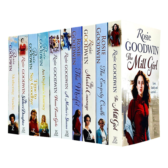 Rosie Goodwin Collection 10 Books Set (Time to Say Goodbye, The Mill Girl, A Mother's Shame) - The Book Bundle