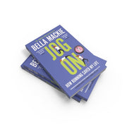 Cover image of "Jog On" by Bella Mackie, a non-fiction paperback about how running transformed her life, published by William Collins.