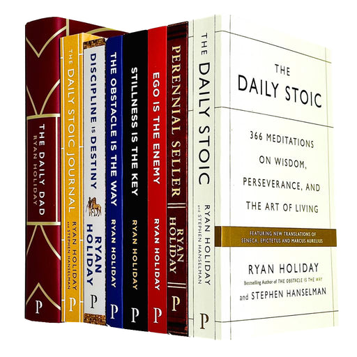 Ryan Holiday Collection 8 Books Set (Daily Stoic,Perennial Seller,Ego Is The) - The Book Bundle