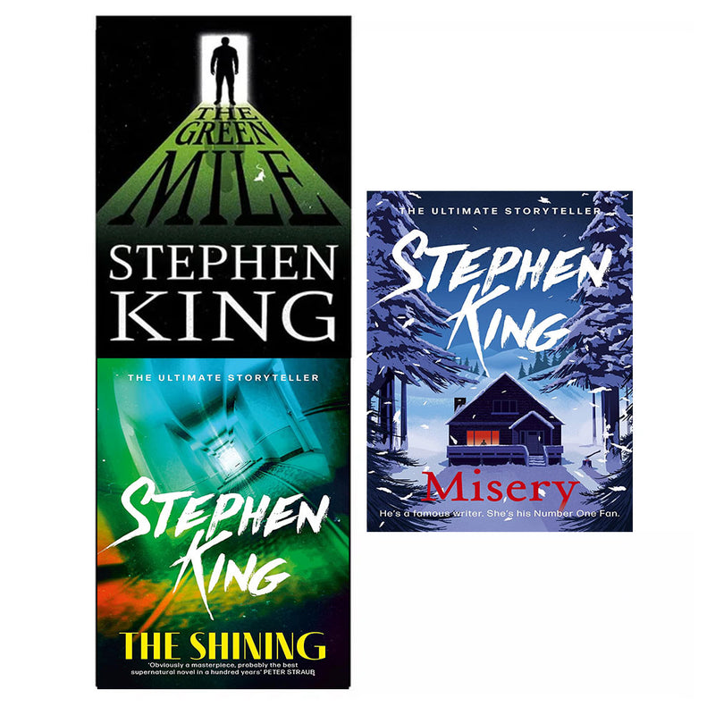 Stephen King Collection 3 Books Set (Green Mile, Misery, The Shining) - The Book Bundle