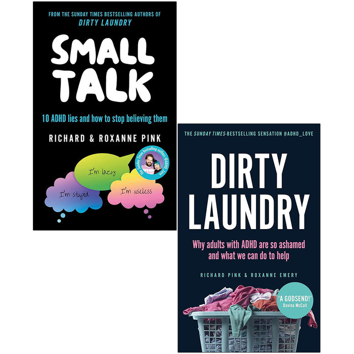 Richard Pink 2 Books Collection Set ( SMALL TALK, Dirty Laundry ) - The Book Bundle