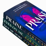 Sara Cate Salacious Players Club Series 3 books collection set featuring Praise, Eyes on Me, and Give Me More by Sourcebooks UK Ltd.