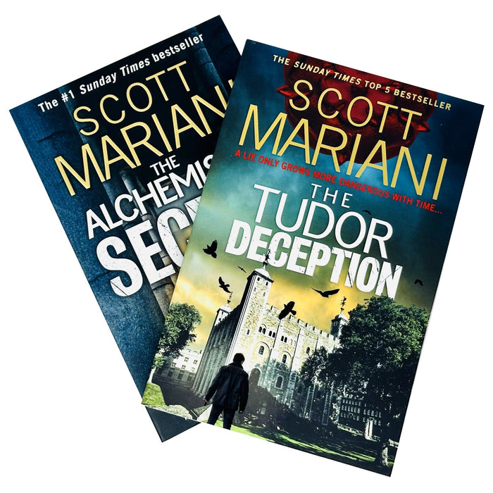 Scott Mariani 2 Books Set (The Tudor Deception,The Alchemist`s) - The Book Bundle
