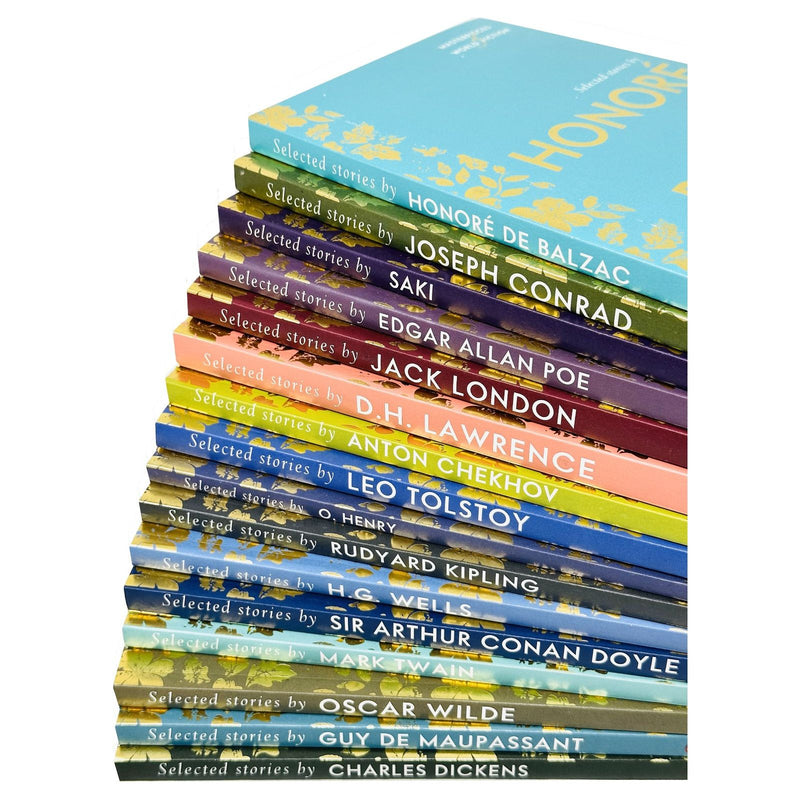 Masterpieces of World Fiction Selected Stories Series 16 Books Collection Set (Honoré De Balzac) - The Book Bundle