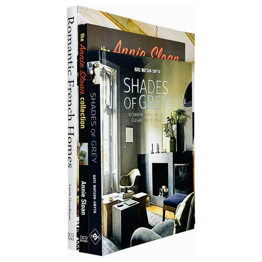 Shades of Grey, Romantic French Homes & The Annie Sloan Collection 3 Books Collection Set - The Book Bundle