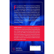 Paperback book titled "The Silva Mind Control Method" by Jose Silva JR, featuring a cover with brain imagery and meditation themes.