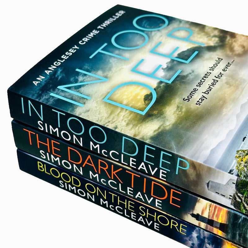 Simon McCleave The Anglesey Series 3 Books Collection Set (The Dark Tide, In Too Deep ) - The Book Bundle