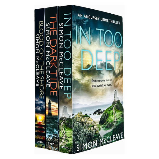 Simon McCleave The Anglesey Series 3 Books Collection Set (The Dark Tide, In Too Deep ) - The Book Bundle