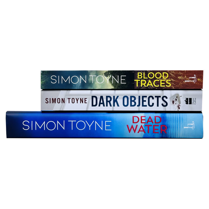 Rees and Khan Thrillers 3 Books Collection Set By Simon Toyne (Dead Water, Blood Traces & Dark Objects) - The Book Bundle