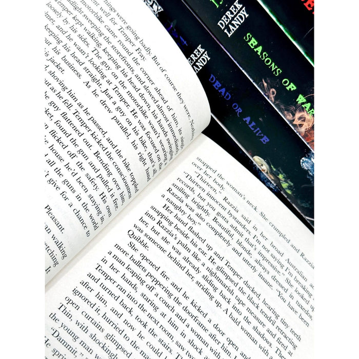 Skulduggery Pleasant 6 Books Collection Set: Book 10-15 (Resurrection, Midnight, Bedlam, Seasons of War, Dead or Alive and Until the End) - The Book Bundle