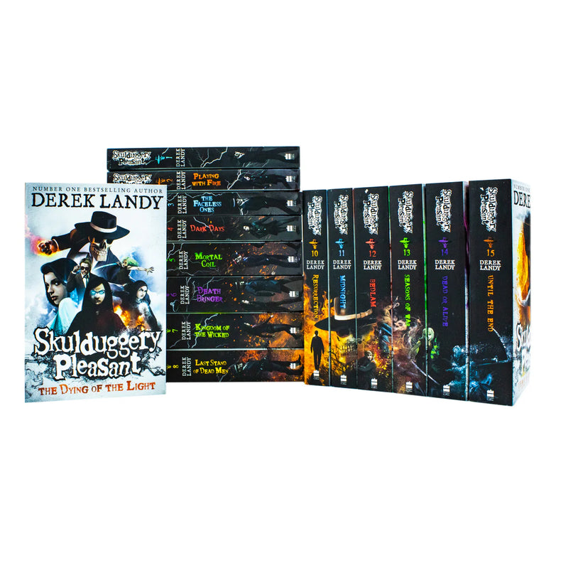 Skulduggery Pleasant 15 Books Collection Set by Derek Landy - Young Adult - Paperback