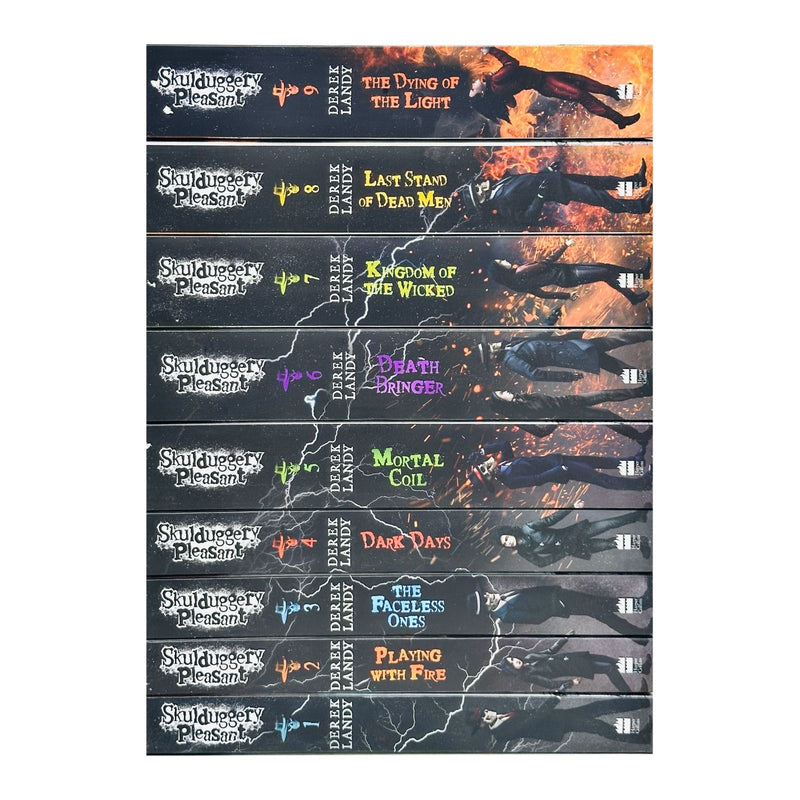 Skulduggery Pleasant  Series Books 1 - 9 Collection Set by Derek Landy - The Book Bundle