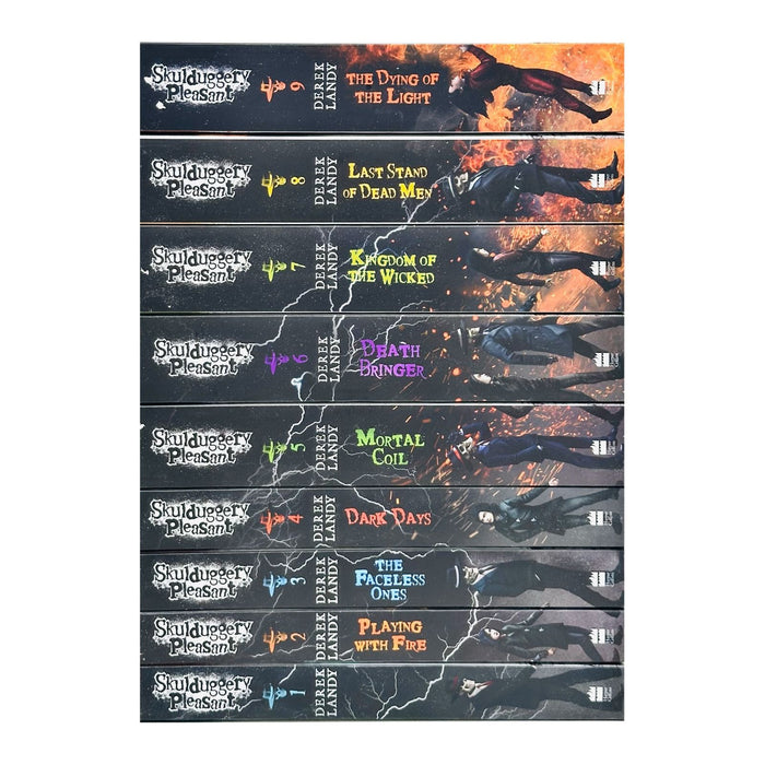 Skulduggery Pleasant  Series Books 1 - 9 Collection Set by Derek Landy - The Book Bundle