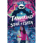 Two children's books by Jasbinder Bilan, Asha & the Spirit Bird and Tamarind & the Star of Ishta, featuring colorful cover illustrations.
