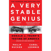 Cover images of "Great Again" and "A Very Stable Genius" books by Donald J. Trump, paperback collection by Threshold Editions.