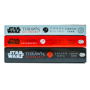 Star Wars Thrawn Ascendancy 1-3 book collection set by Timothy Zahn, featuring three Del Rey limited edition books with colorful covers.