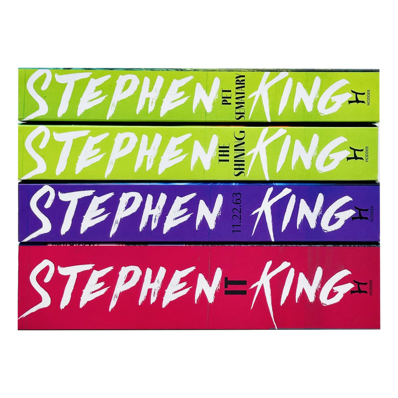 Stephen King Collection 4 Books Set (Pet Sematary, The Shining, It, 11.22.63) - The Book Bundle