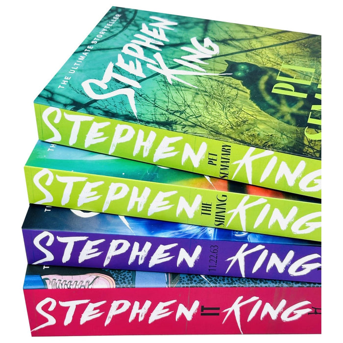 Stephen King Collection 4 Books Set (Pet Sematary, The Shining, It, 11.22.63) - The Book Bundle