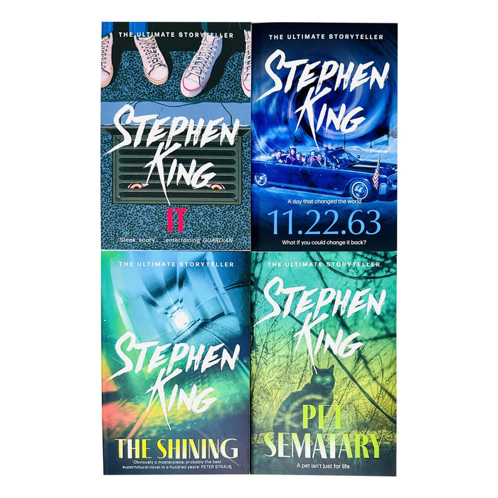 Stephen King Collection 4 Books Set (Pet Sematary, The Shining, It, 11.22.63) - The Book Bundle