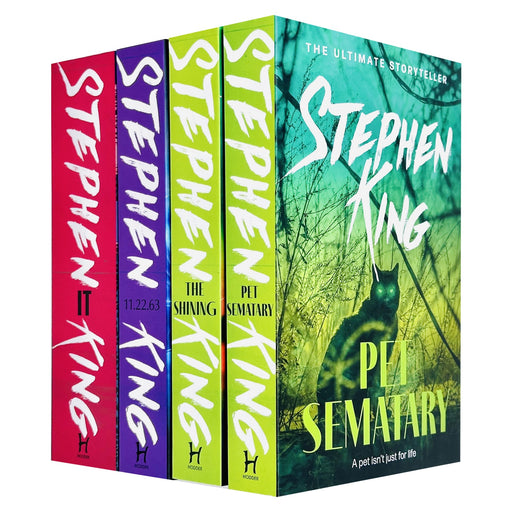 Stephen King Collection 4 Books Set (Pet Sematary, The Shining, It, 11.22.63) - The Book Bundle