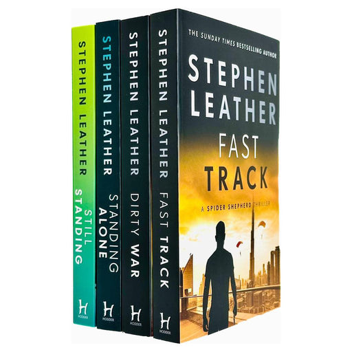 Stephen Leather 4 Books Collection Set (The Hunting, Standing Alone, Dirty War, Fast Track) - The Book Bundle