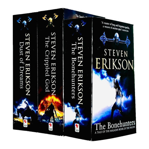 Malazan Book of the Fallen Series 3 Books Collection Set By Steven Erikson - The Book Bundle