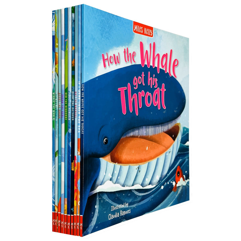 Stories From the Sea 10 Tales of Wild Animals Beneath the Waves Children's Books Collection Set - The Book Bundle