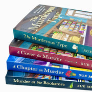 The Bookstore Mystery Series By  Sue Minix 4 Books Set (Murder at the Bookstore, The Murderous Type, A Chapter on Murder & A Cover for Murder) - The Book Bundle