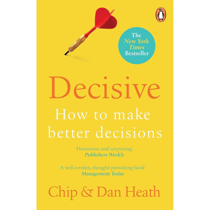 Switch How to change things when change , Made to Stick, Decisive How to Make Better Decisions By Chip Heath and Dan Heath 3 Books Collection Set - The Book Bundle