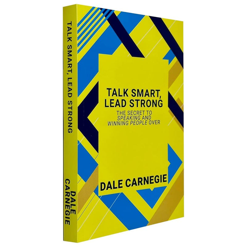 Book cover of "Talk Smart, Lead Strong" by Dale Carnegie, published by Rupa Publications, featuring a professional design.