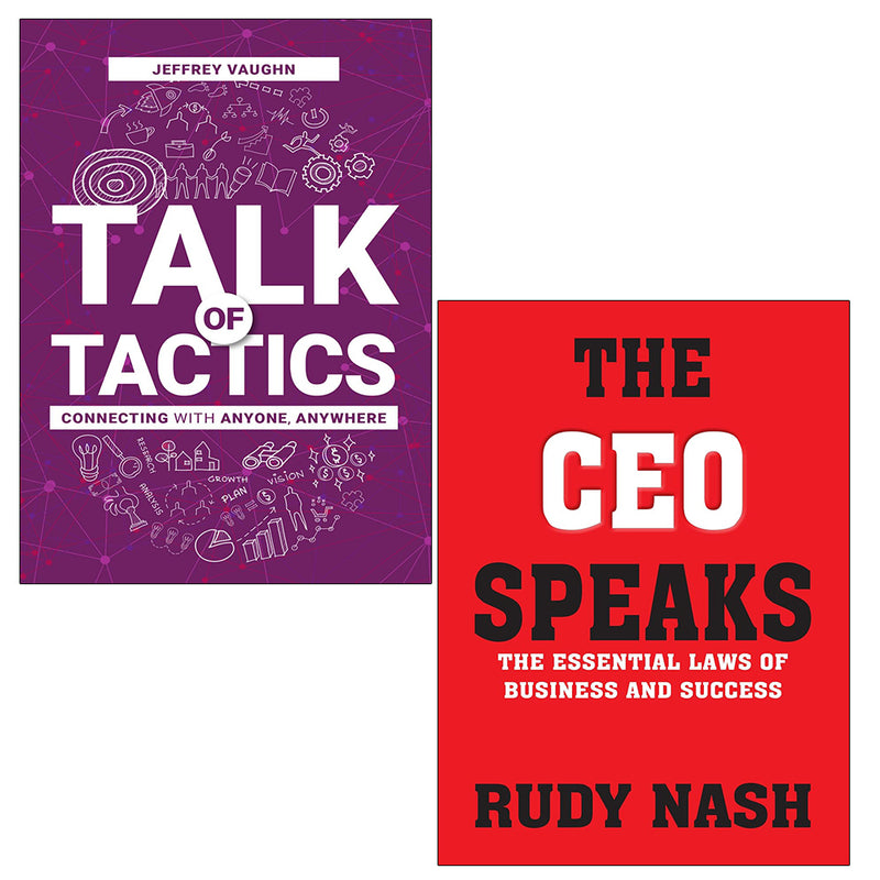 Talk of Tactics, The CEO Speaks: The Essential Laws of Business 2 Books Collection Set - The Book Bundle