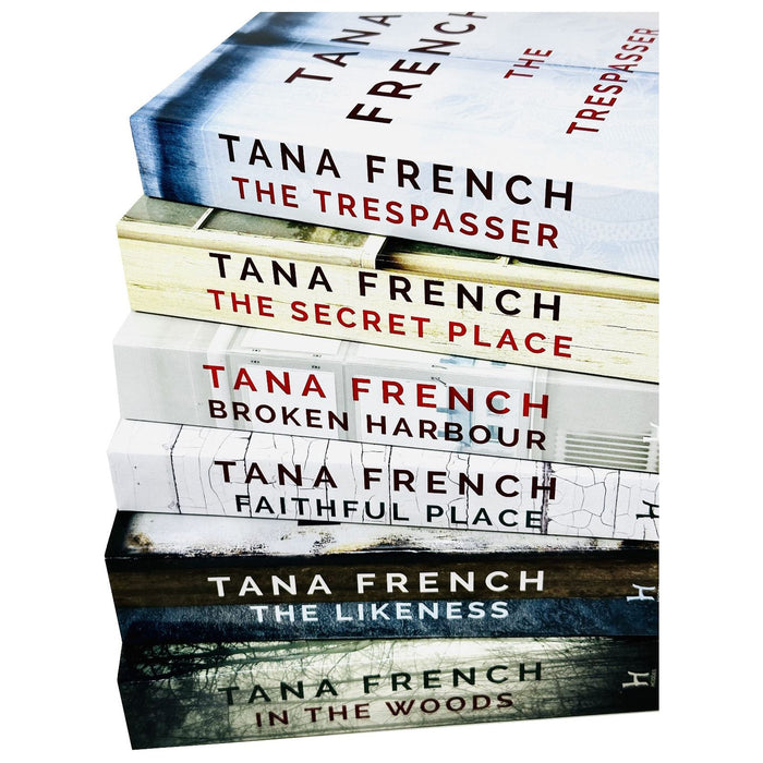 Dublin Murder Squad Series 6 Books Collection Set by Tana French (In The Woods, Likeness, Faithful Place, Broken Harbour) - The Book Bundle