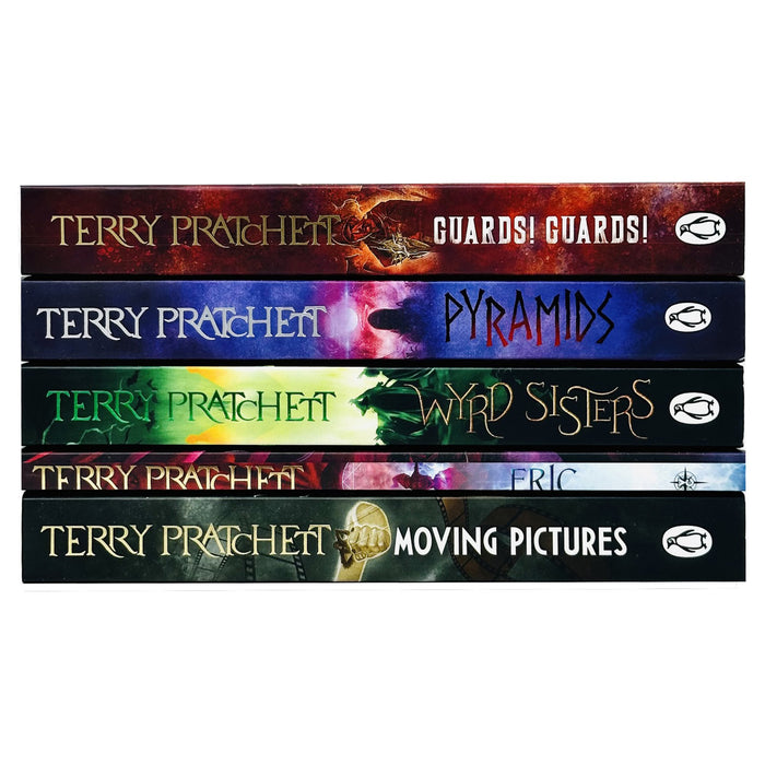 Terry Pratchett Discworld Novels Series 2 :5 Books Collection set - The Book Bundle