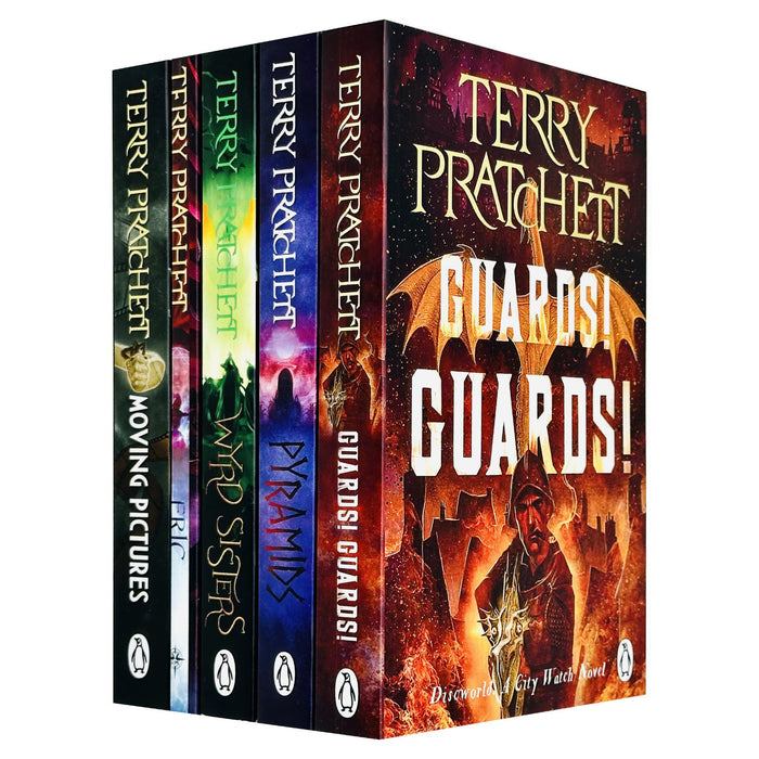 Terry Pratchett Discworld Novels Series 2 :5 Books Collection set - The Book Bundle