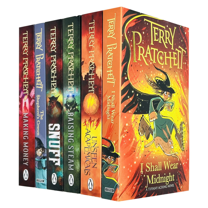 Terry Pratchett Discworld Novels Series 8 : 6 Books Collection Set - The Book Bundle