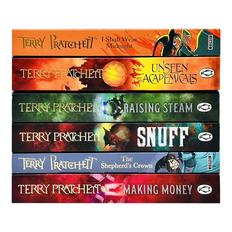 Terry Pratchett Discworld Novels Series 8 : 6 Books Collection Set - The Book Bundle
