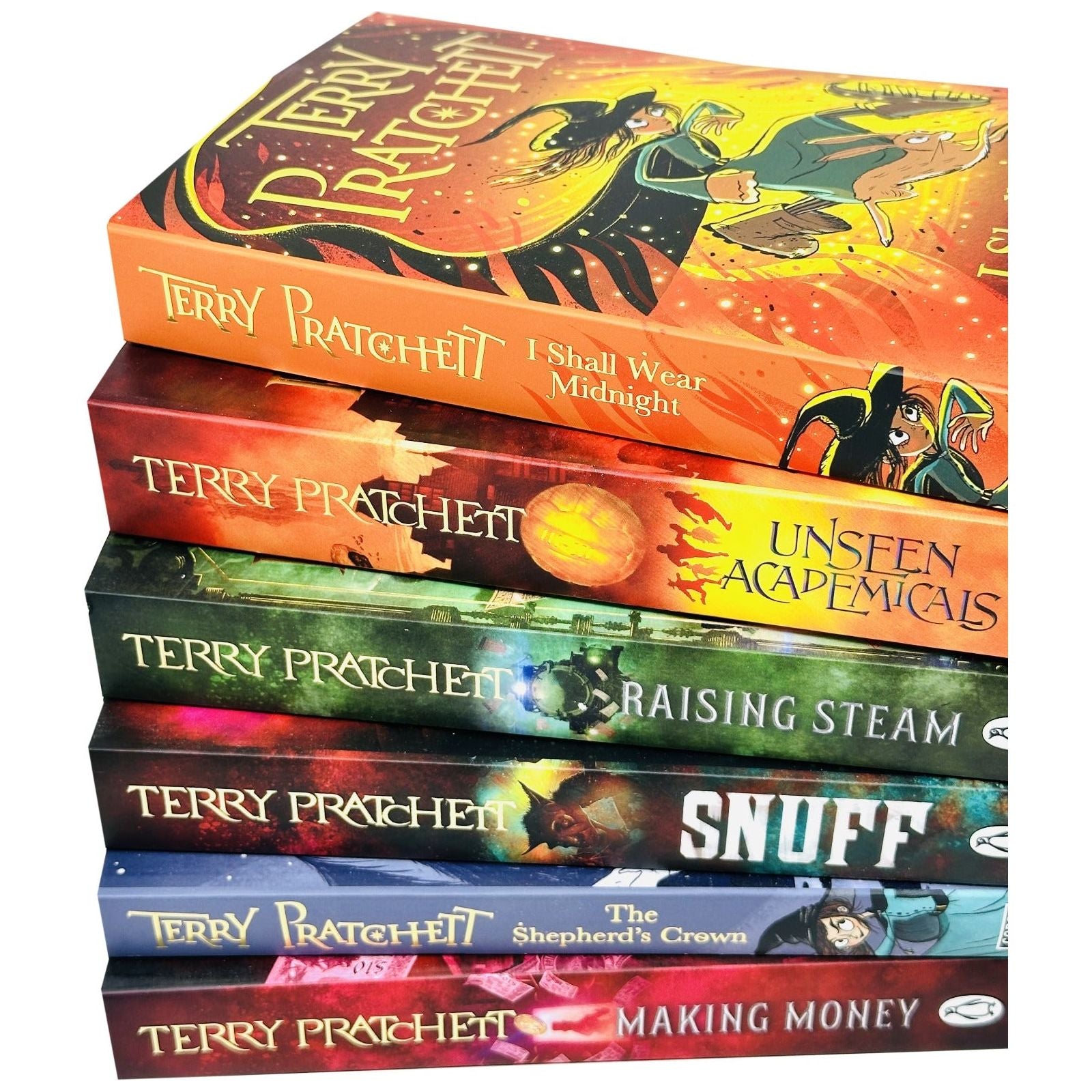 Discworld 6 Book Set Terry Pratchett Paperback Collection — The