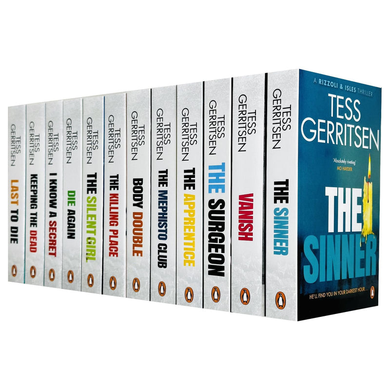Tess Gerritsen Rizzoli & Isles Thriller 12 Books Collection Set Apprentice Surge - The Book Bundle