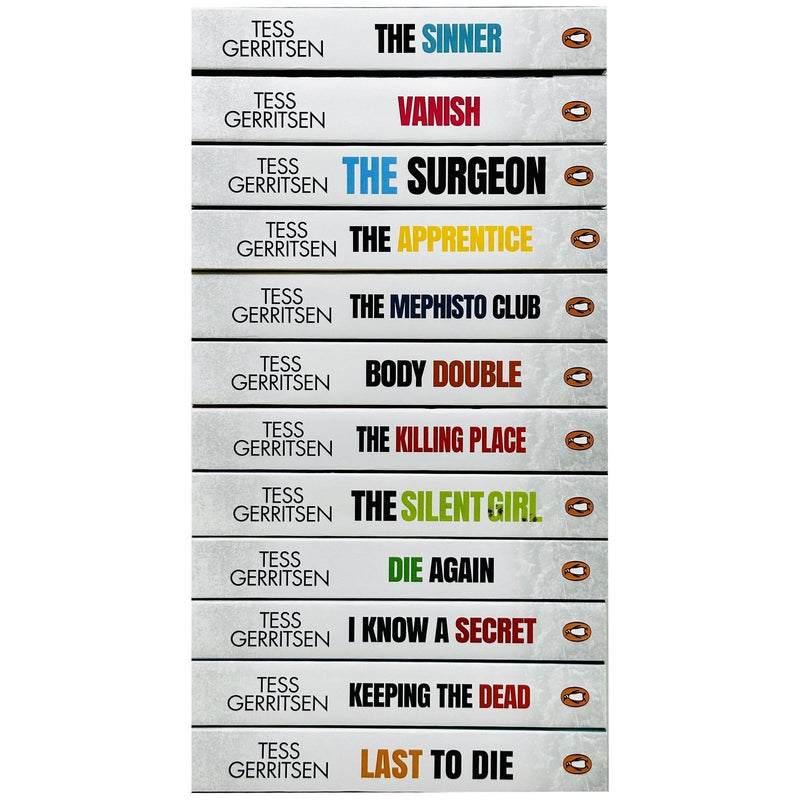 Tess Gerritsen Rizzoli & Isles Thriller 12 Books Collection Set Apprentice Surge - The Book Bundle