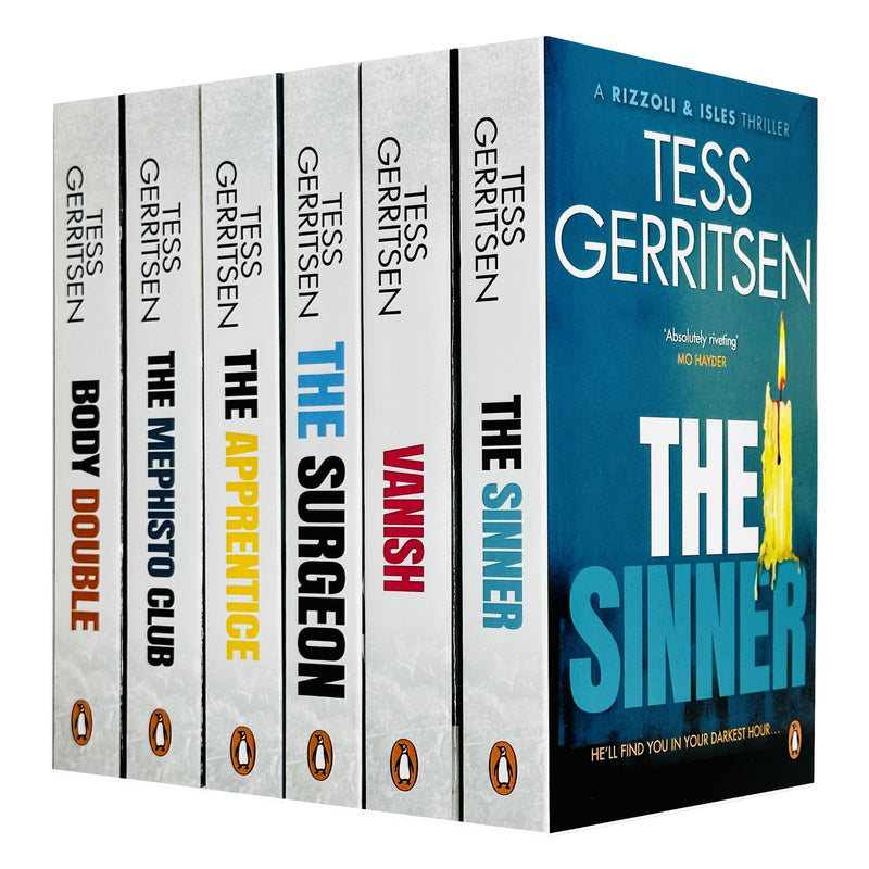 Tess Gerritsen Rizzoli & Isles Series 6 Books Collection Set (The Apprentice, The Surgeon, The Sinner, Life Support, Girl Missing, I Know a Secret) - The Book Bundle
